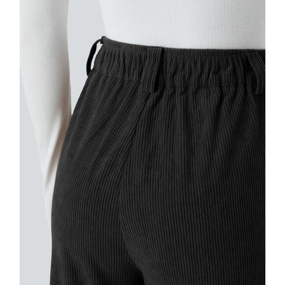 NWT Halara High Waisted Zipper Pocket Corduroy Casual Pants - Size Medium - Picture 5 of 5